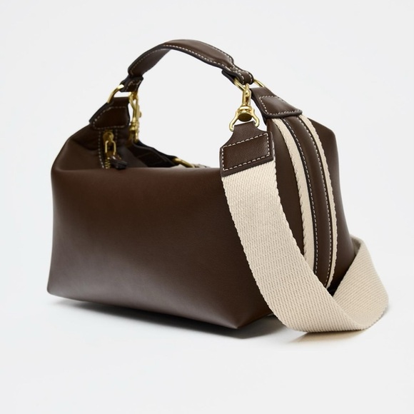 Zara Handbags - Zara Side Strip Bag Brown NWT